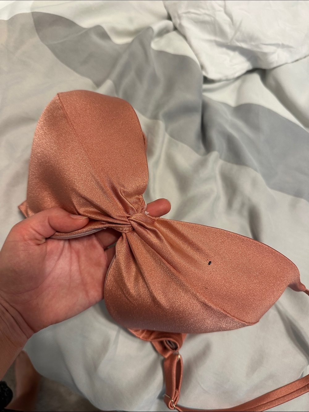 Victoria's Secret Molded Bikini Top - Rusty Terracotta 32DDD - Picture 6 of 6